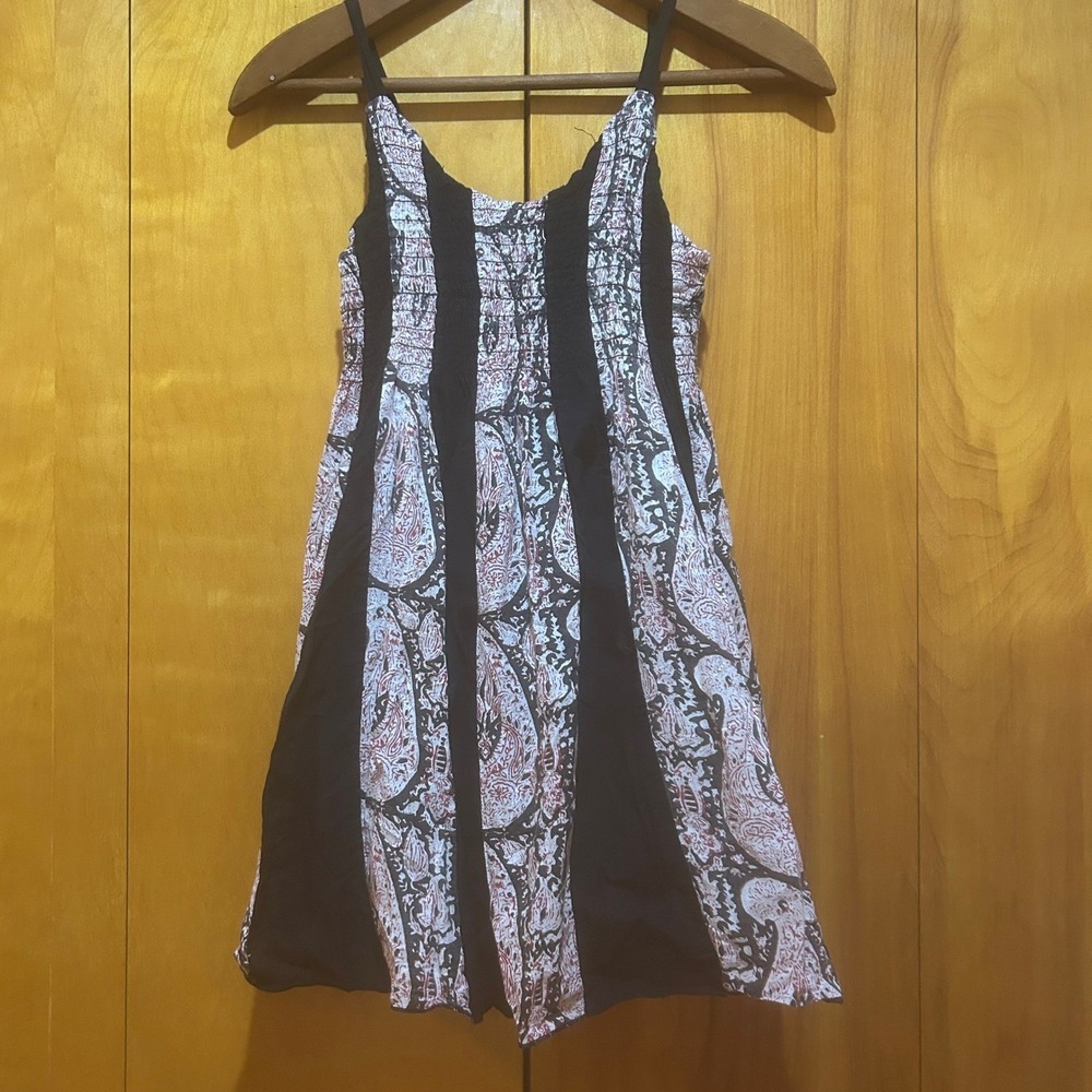 Vintage Wet Seal Babydoll Tunic Top Tunic Size M Smocked Bodice Boho